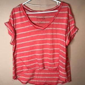 FREE PEOPLE We the Free boyfriend V neck top XS